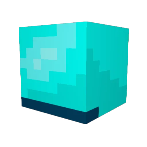 GlacierPlaysMC Minecraft avatar head, 3D render