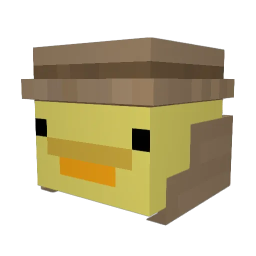 Glacier_KT Minecraft avatar head, 3D render