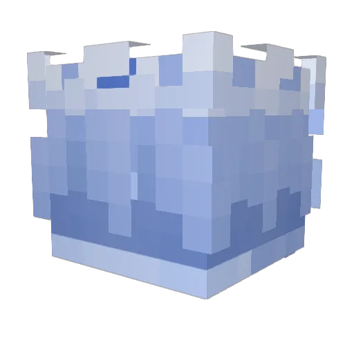 Minecraft-Avatar von Glaciero: Kopf als 3D-Render