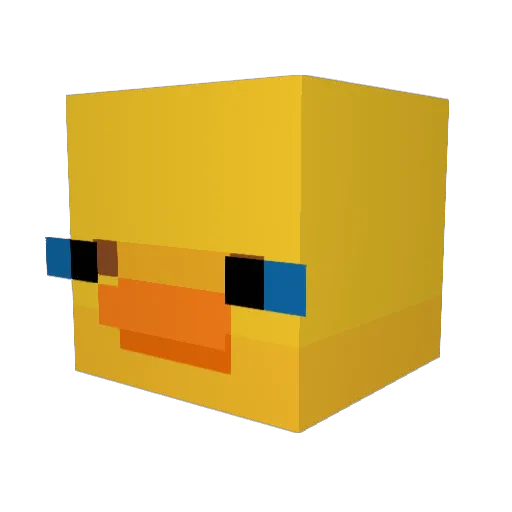 GladNorton Minecraft avatar head, 3D render