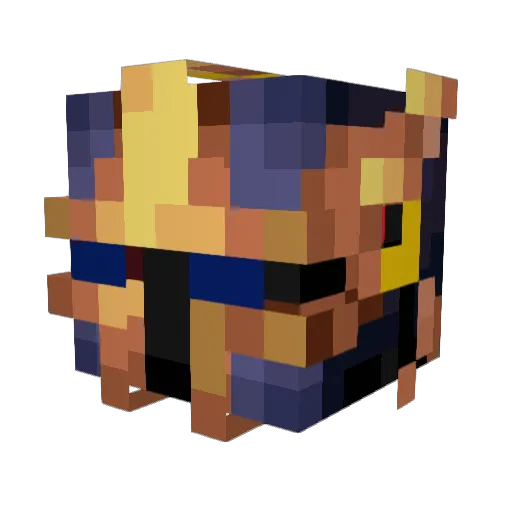 GladaMarkooo Minecraft avatar head, 3D render