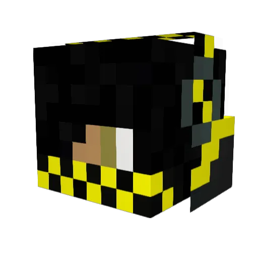 GladeMathias Minecraft avatar head, 3D render