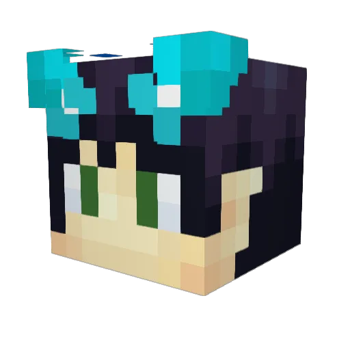 Gladius94 Minecraft avatar head, 3D render