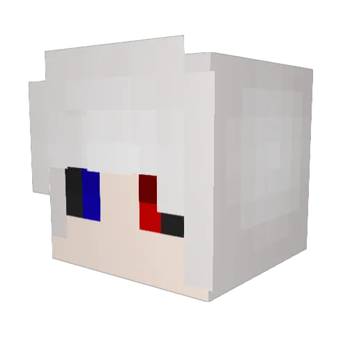 Glahn_ Minecraft avatar head, 3D render