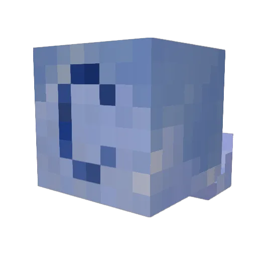 Glamorise Minecraft avatar head, 3D render