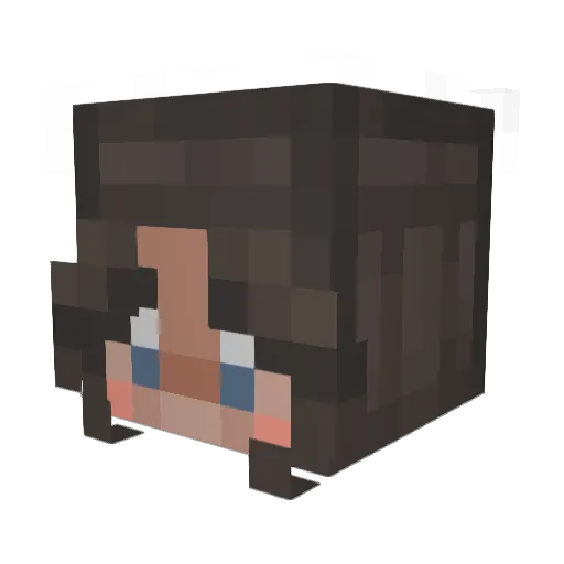 Glano96 Minecraft avatar head, 3D render