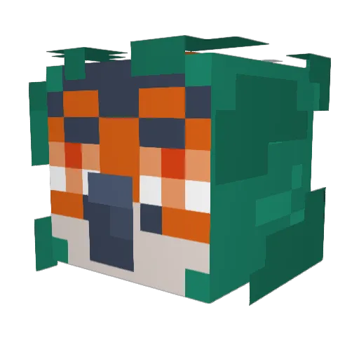 Glar_Albert99 Minecraft avatar head, 3D render