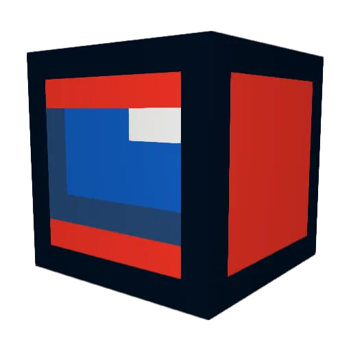 Glas123 Minecraft avatar head, 3D render