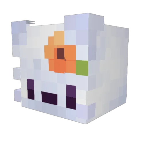Minecraft-Avatar von GlassDoggy: Kopf als 3D-Render