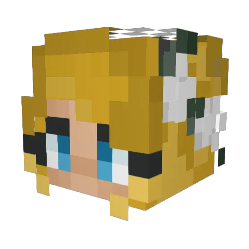 Glasschewer96 Minecraft avatar head, 3D render