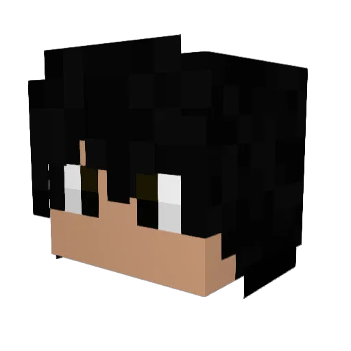 Glasskungen83 Minecraft avatar head, 3D render