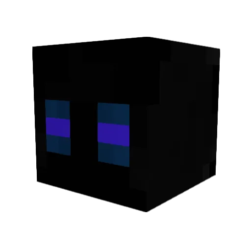 Glaucous_ Minecraft avatar head, 3D render