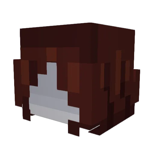GlazeKeta Minecraft avatar head, 3D render
