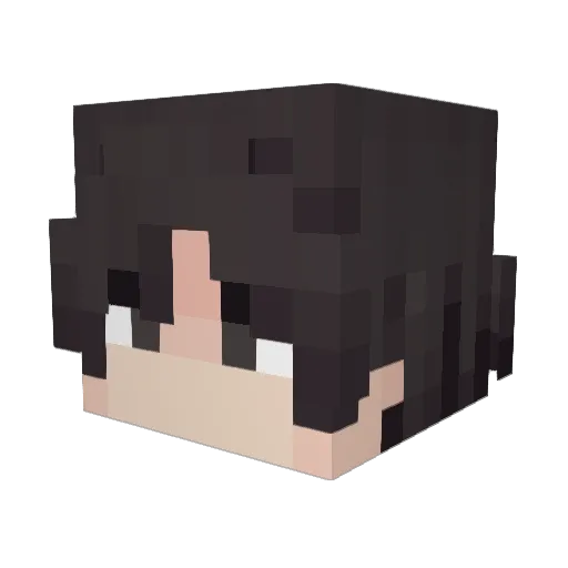 Glazed_Turkey Minecraft avatar head, 3D render