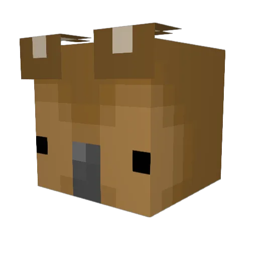 GlazinJake Minecraft avatar head, 3D render