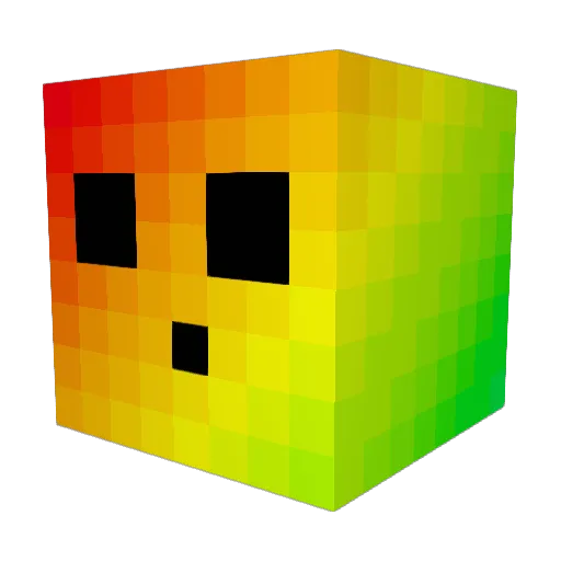 GleamyYT Minecraft avatar head, 3D render