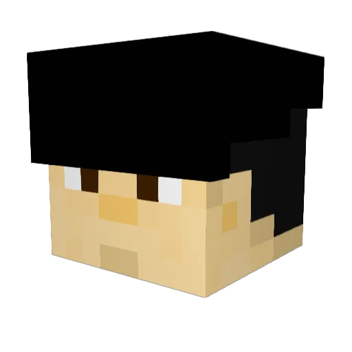 Gleb2003 Minecraft avatar head, 3D render