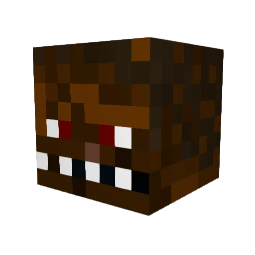 GlebYurk Minecraft avatar head, 3D render