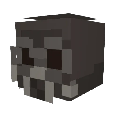 GlebianMeal Minecraft avatar head, 3D render