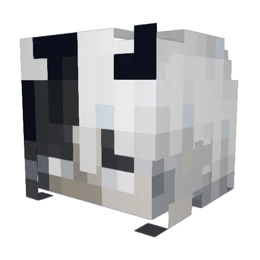 Glee__ Minecraft avatar head, 3D render