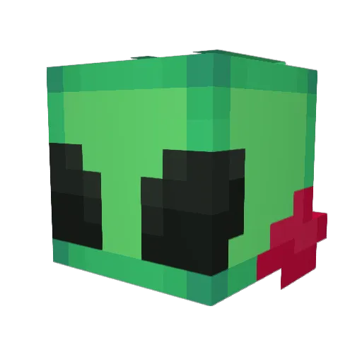 GleebII Minecraft avatar head, 3D render