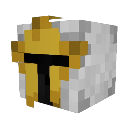 Gleebson Minecraft avatar head, 3D render