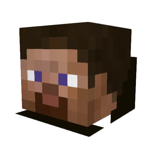 Gleim2007 Minecraft avatar head, 3D render