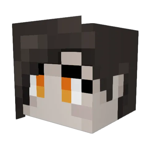 GlendathTheGreen Minecraft avatar head, 3D render