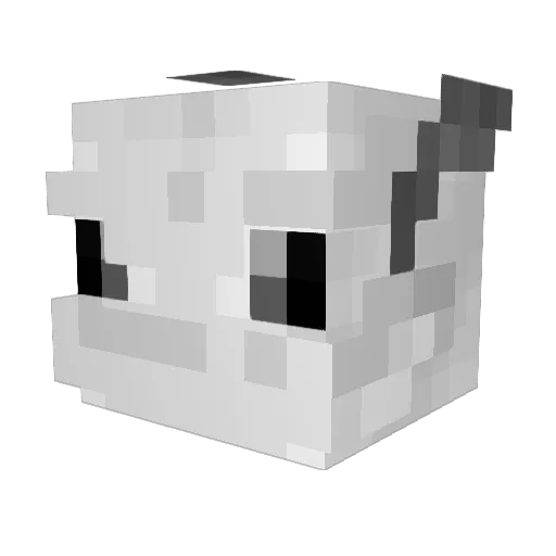 Glennomine Minecraft avatar head, 3D render