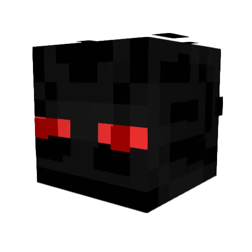 Glepic Minecraft avatar head, 3D render
