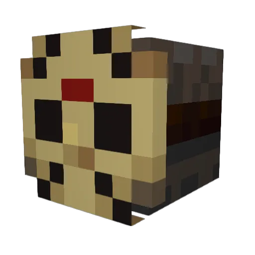 GlimmyJ Minecraft avatar head, 3D render