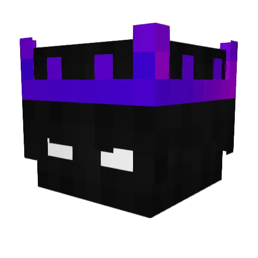 Glinek Minecraft avatar head, 3D render