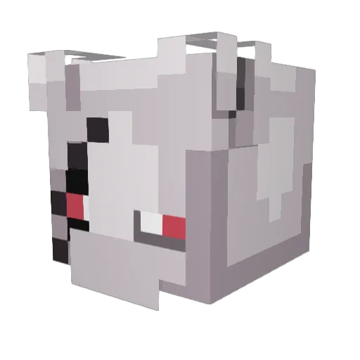 GlintGoog Minecraft avatar head, 3D render