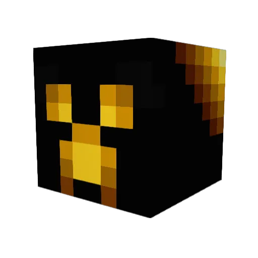 Glint_Edge Minecraft avatar head, 3D render