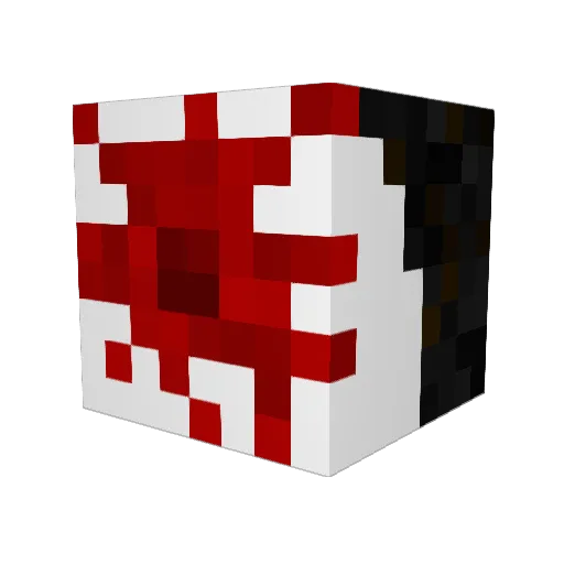 Glitch1308 Minecraft avatar head, 3D render