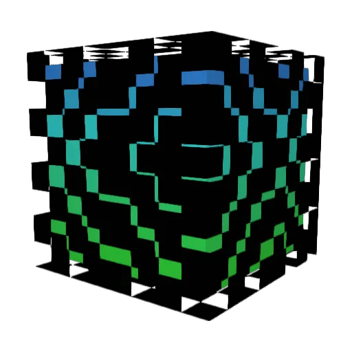 Glitch1961 Minecraft avatar head, 3D render