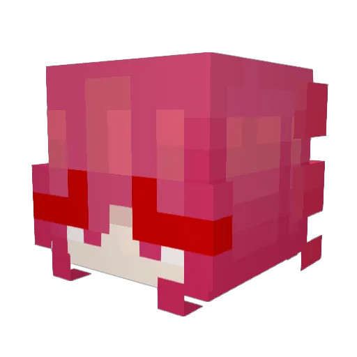 Glitch5078 Minecraft avatar head, 3D render