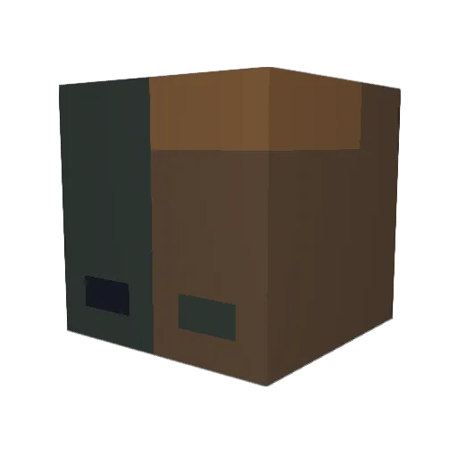 GlitchError_ Minecraft avatar head, 3D render
