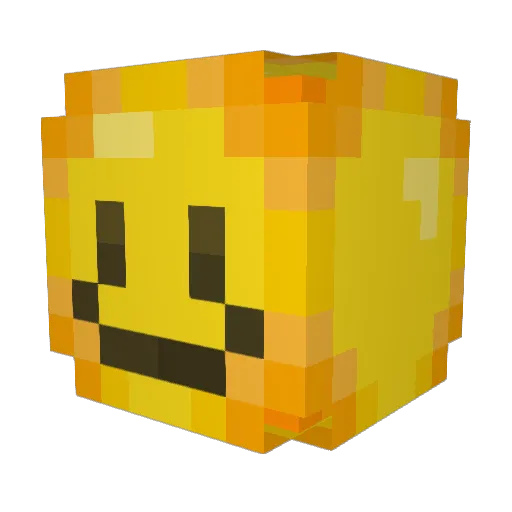 GlitchRyRy Minecraft avatar head, 3D render