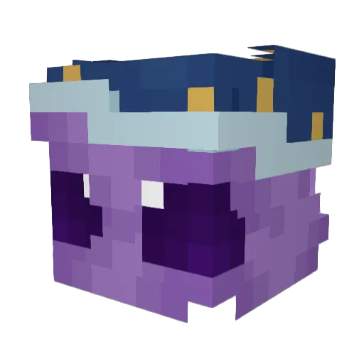 Glitch_3rr0r Minecraft avatar head, 3D render
