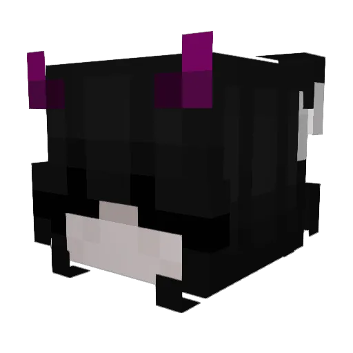 Glitched_YT Minecraft avatar head, 3D render