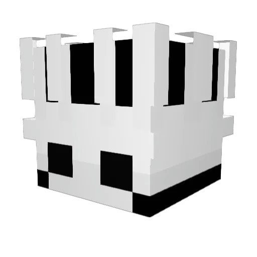 Glitcher102 Minecraft avatar head, 3D render