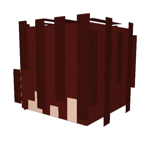 Glitchy_Mix Minecraft avatar head, 3D render