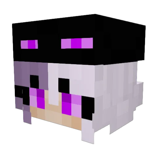GlitterBaps Minecraft avatar head, 3D render