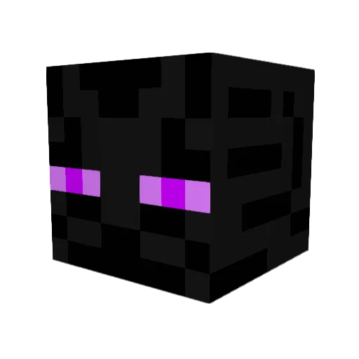 Glittertinden Minecraft avatar head, 3D render