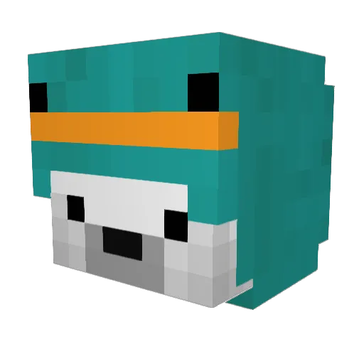 Glizzo420 Minecraft avatar head, 3D render
