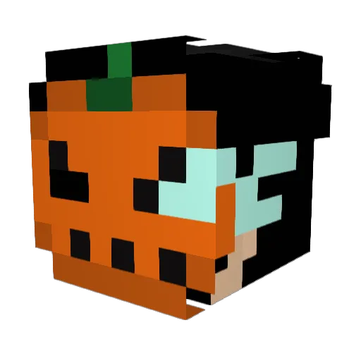 Glizzy2428 Minecraft avatar head, 3D render