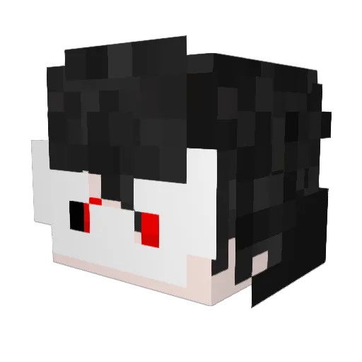 GlizzyDollaz Minecraft avatar head, 3D render
