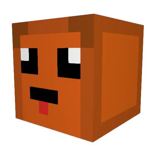 GlizzyForThySoul Minecraft avatar head, 3D render