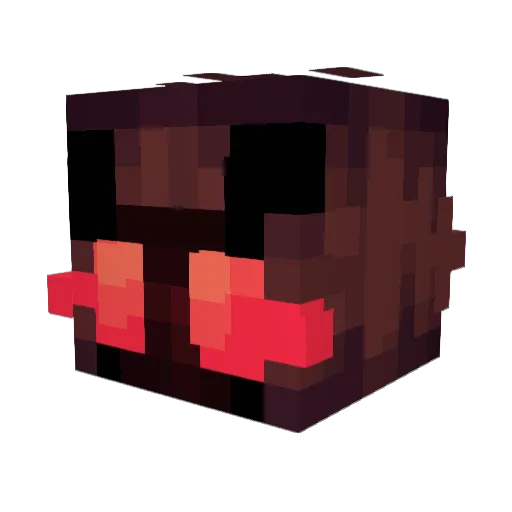 GlizzyStik Minecraft avatar head, 3D render